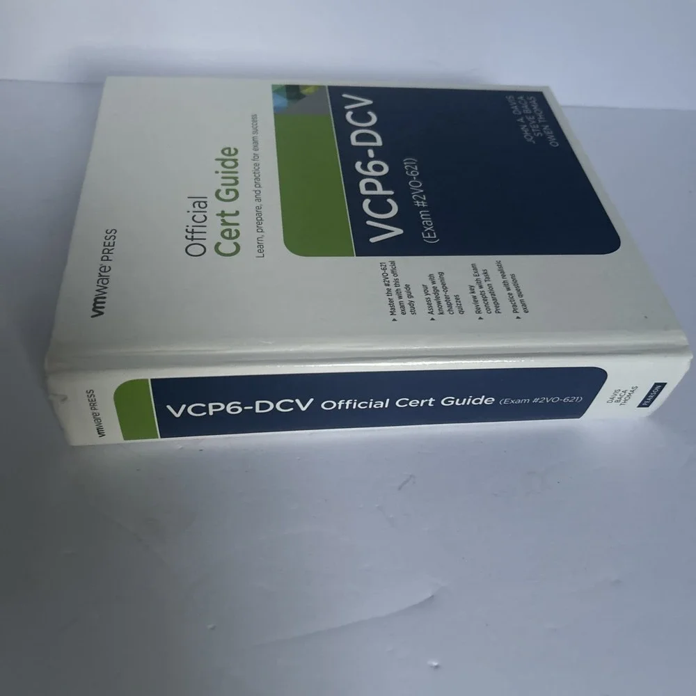 VCP6-DCV Official Cert Study Guide Exam 2V0-621  Hardcover  Used Good